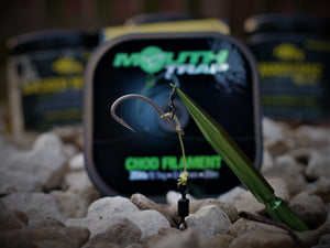 "The Double Chod Rig" J Precision Chod hooks with Doubled 20lb Korda Mouth Trap.