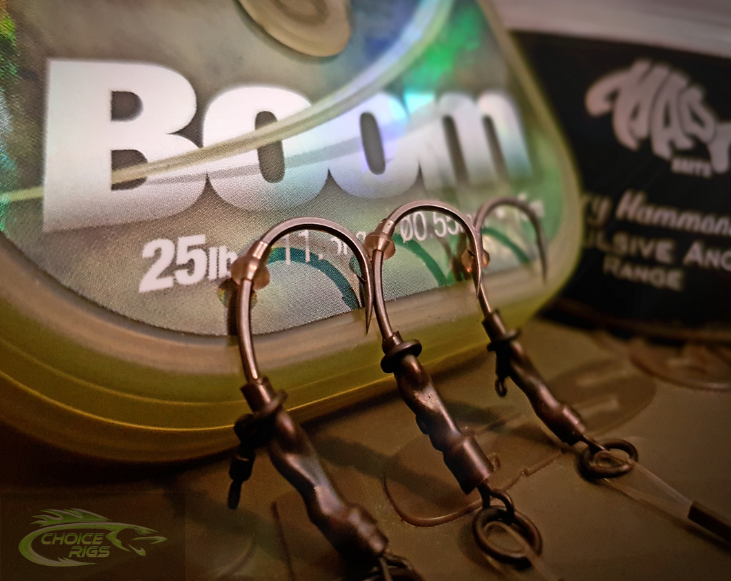 3x Korda Krank Spinner Rigs With Korda Krimped Booms – Choice